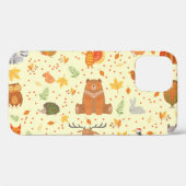 Coques Case-Mate iPhone Illustration Motif ornementale d'animaux forestier (Verso (horizontal))