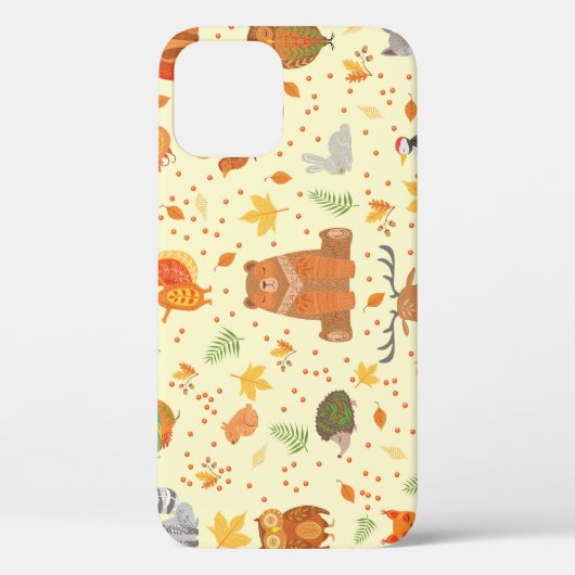 Coques Case-Mate iPhone Illustration Motif ornementale d'animaux forestier (Verso)