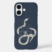 Coques Case-Mate iPhone Illustration mystique du serpent botanique (Verso)