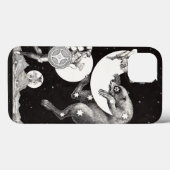 Coques Case-Mate iPhone Illustration nocturne du dieu de l'univers céleste (Verso (horizontal))