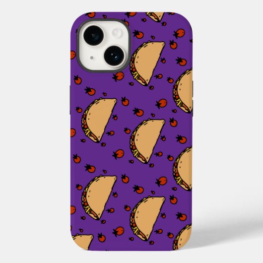 Coques Case-Mate iPhone Illustration of tacos (Verso)
