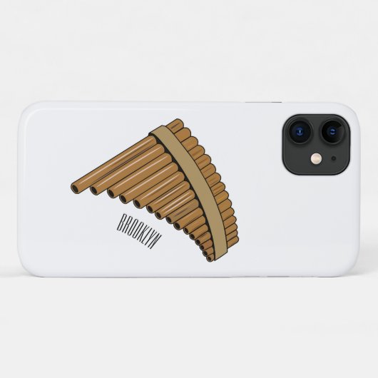 Coques Case-Mate iPhone Illustration Pan flûte / panpipes (Dos (Horizontal))