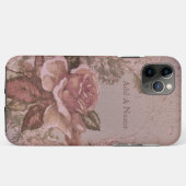 Coques Case-Mate iPhone Illustration rose antique de roses (Dos (Horizontal))