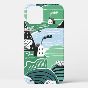 Case-Mate iPhone Case Illustration scandinave abstraite dessinée à la ma