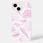 Coques Case-Mate iPhone Illustration Sea Shell rose (Verso)