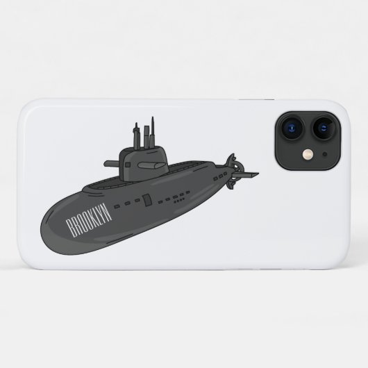 Coques Case-Mate iPhone Illustration sous-marine (Dos (Horizontal))