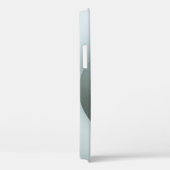 Coques Case-Mate iPhone Illustration spirale blanche et grise (Verso / Droite)