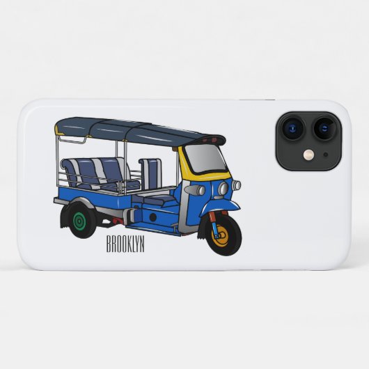 Coques Case-Mate iPhone Illustration Tuk tuk (Dos (Horizontal))