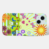 Coques Case-Mate iPhone Illustration vectorielle des Inséparables mignons (Verso (horizontal))