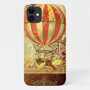 Case-Mate iPhone Case illustration victorienne de la montgolfière vintag