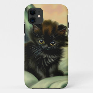 Case-Mate iPhone Case Illustration vintage de Kitten noir