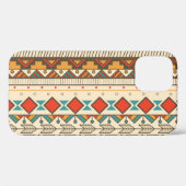 Coques Case-Mate iPhone Illustration Vintage tribale aztèque (Verso (horizontal))