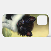 Coques Case-Mate iPhone Illustration vintage Tuxedo Kitten (Verso (horizontal))
