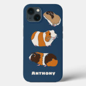 Coques Case-Mate iPhone Illustrations de cochons de Guinée mignonne person (Verso)