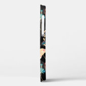 Coques Case-Mate iPhone Illustrations de fleurs sauvages. Patte transparen (Verso / Gauche)