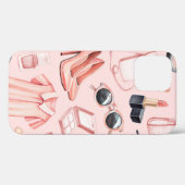 Coques Case-Mate iPhone Illustrations de mode. Motif transparent (Verso (horizontal))