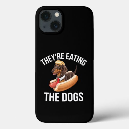 Coques Case-Mate iPhone Ils mangent les chiens Donald Trump Débat 2024 (Verso)