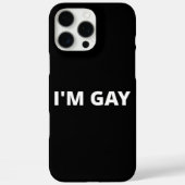 Coques Case-Mate iPhone I'm Gay (Verso)