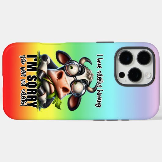 Coques Case-Mate iPhone I'm sorry (Verso (horizontal))