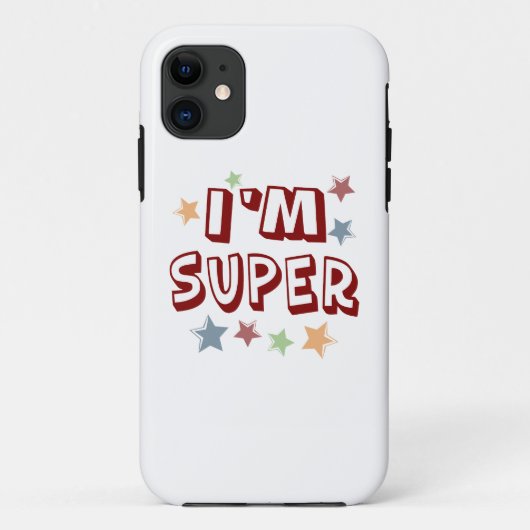 Coques Case-Mate iPhone Im Super avec étoiles (Dos)