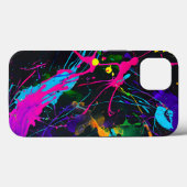 Coques Case-Mate iPhone Image Abstraite de peinture artistique (Verso (horizontal))