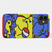 Coques Case-Mate iPhone Image avec art moderne poisson (Dos (Horizontal))