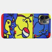 Coques Case-Mate iPhone Image avec art moderne poisson (Dos (Horizontal))