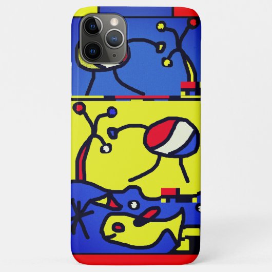 Coques Case-Mate iPhone Image avec art moderne poisson (Dos)