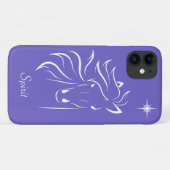 Coques Case-Mate iPhone Image d'art moderne de silhouette de cheval sur fo (Dos (Horizontal))