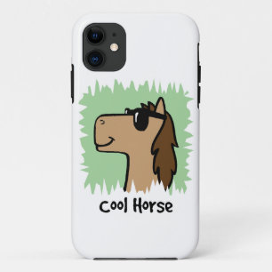 Case-Mate iPhone Case Image de dessin animé d'un cheval cool portant des