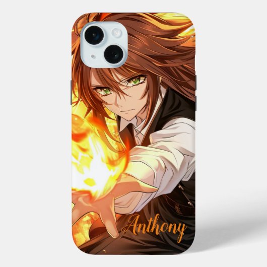 Coques Case-Mate iPhone Image de feu (Verso)