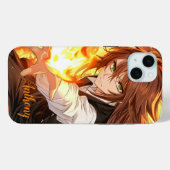 Coques Case-Mate iPhone Image de feu (Verso (horizontal))