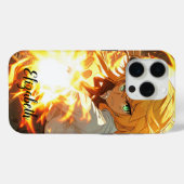 Coques Case-Mate iPhone Image de feu féminin (Verso (horizontal))
