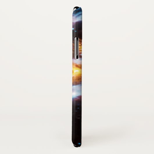 Coques Case-Mate iPhone Image de galaxie d'étoile neutron de pulsar (Dos/Droite)