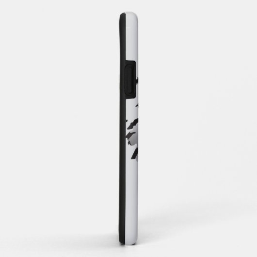 Coques Case-Mate iPhone Image déchirée Bitcoin avec logo Reveal Underneto (Dos/Droite)