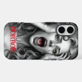 Coques Case-Mate iPhone Image d'horreur (Verso (horizontal))