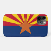Coques Case-Mate iPhone Image du drapeau de l'État de l'Arizona (Dos (Horizontal))