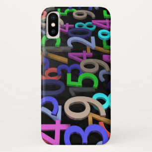Coques Pour iPhone Image Jumble of Numbers