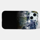 Coques Case-Mate iPhone Image Mosaïque De La Planète Terre Avec 3 Ouragans (Verso (horizontal))