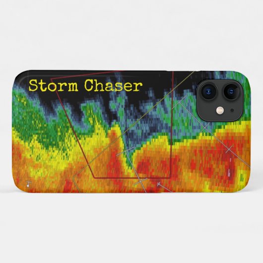 Coques Case-Mate iPhone Image radar Chaser Tempête (Dos (Horizontal))