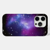Coques Case-Mate iPhone Image spatiale de cluster de galaxie violette (Verso (horizontal))