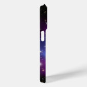 Coques Case-Mate iPhone Image spatiale de cluster de galaxie violette (Verso / Droite)