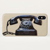 Coques Case-Mate iPhone Image téléphonique à l'ancienne (Dos (Horizontal))