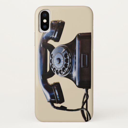 Coques Case-Mate iPhone Image téléphonique à l'ancienne (Dos)