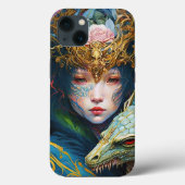 Coques Case-Mate iPhone Imaginaire Art Dragon déesse Queen Coque-Mate iPho (Verso)