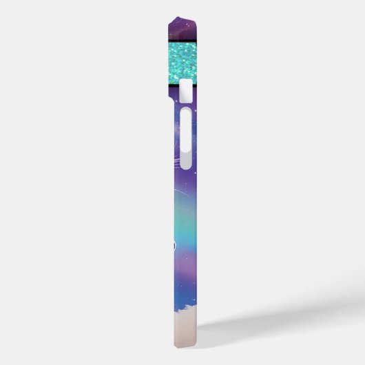 Coques Case-Mate iPhone Imaginaire Aurora Borealis Parties scintillant arc (Verso / Gauche)