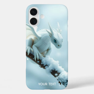 Coques iPhone 16 Plus Imaginaire Bébé blanc mignon Dragon