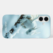 Coques Case-Mate iPhone Imaginaire Bébé blanc mignon Dragon (Verso (horizontal))