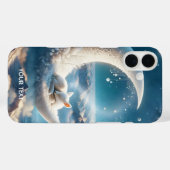 Coques Case-Mate iPhone Imaginaire Bébé mignon Cerf Lune (Verso (horizontal))