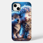 Coques Case-Mate iPhone Imaginaire Bébés mignons Loup mouton (Verso)